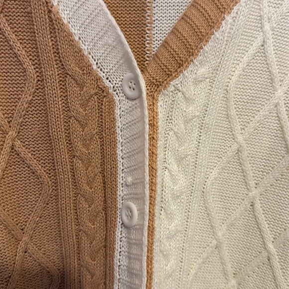 SHEIN Split Color Sweater - Picture 2 of 4